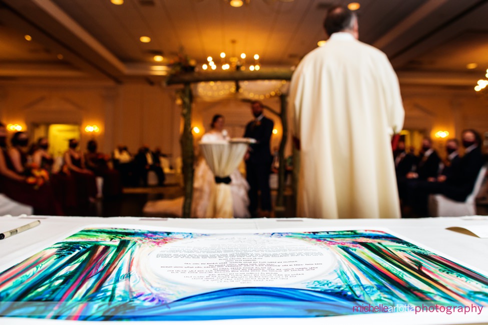 Desmond Hotel Malvern Pennsylvania Wedding ceremony ketubah