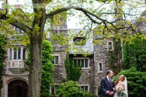 castle at Skylands manor wedding