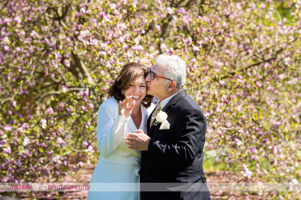 colonial park gardens New Jersey intimate wedding ceremony