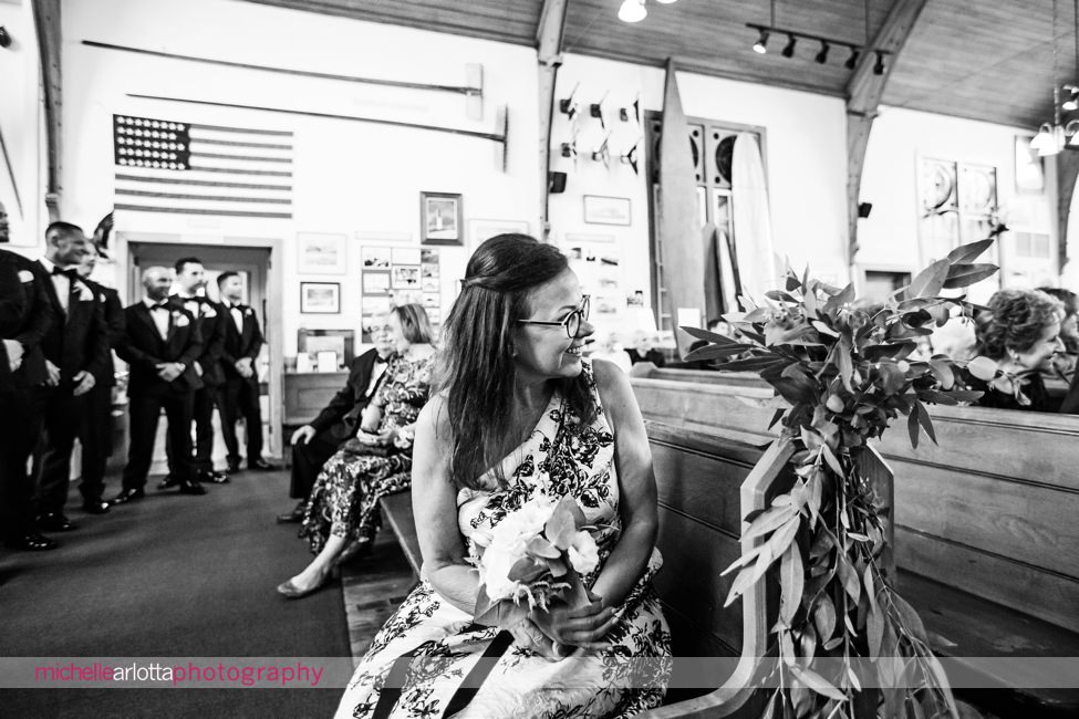 The Gables LBI museum summer wedding ceremony