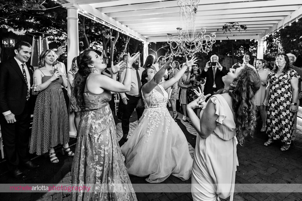 LBI gables NJ outdoor wedding reception dancing