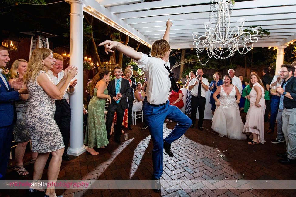 LBI gables NJ outdoor wedding reception dancing