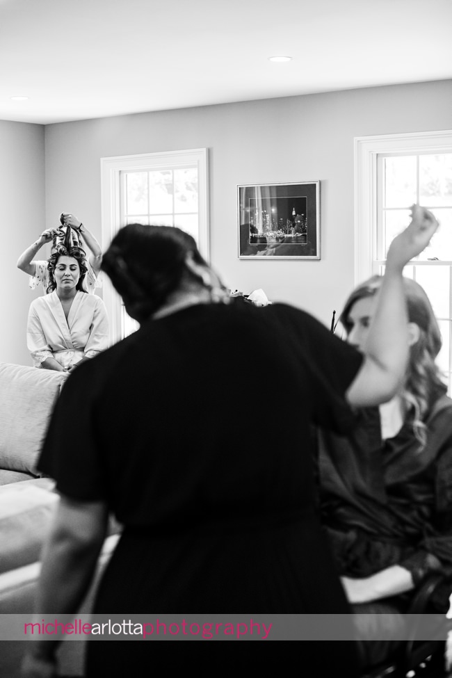 The Farmhouse wedding new jersey bride prep