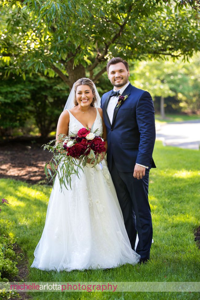 The Farmhouse wedding new jersey bride and groom portraits