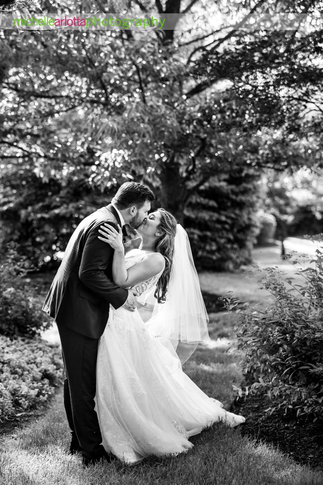 The Farmhouse wedding new jersey bride and groom portraits