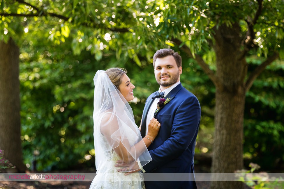 The Farmhouse wedding new jersey bride and groom portraits