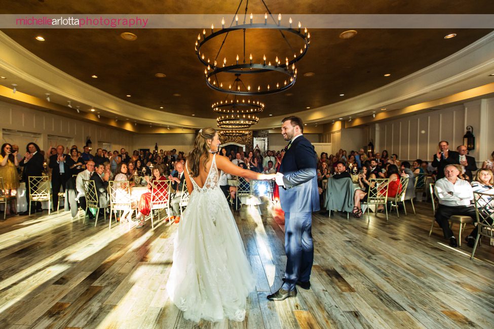 Landmark Venues The Farmhouse wedding new jersey wedding reception first dance