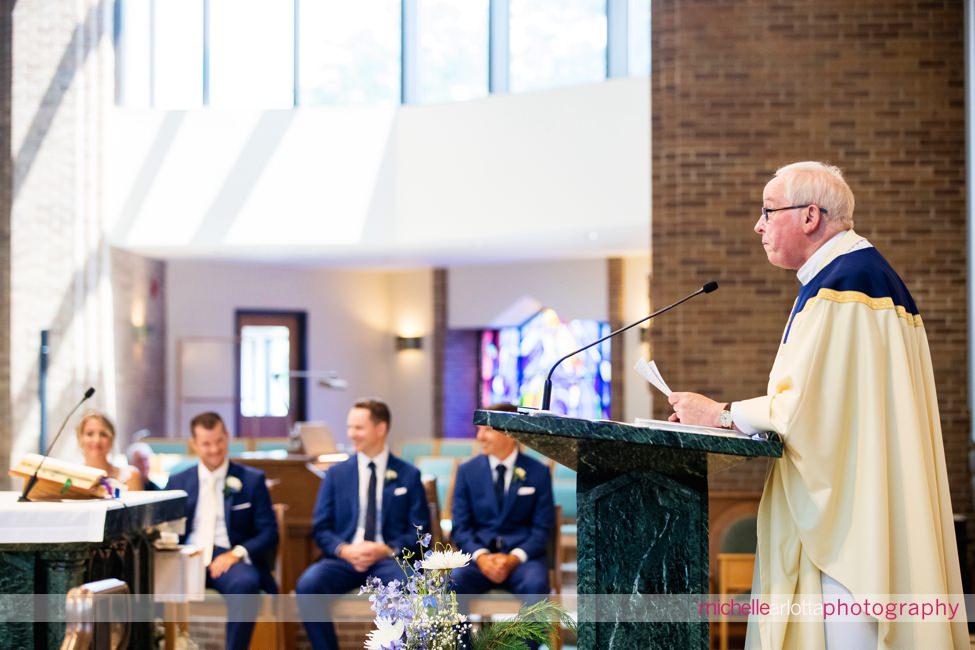 Saint Joseph's Roman Catholic Church Tom's River NJ wedding ceremony