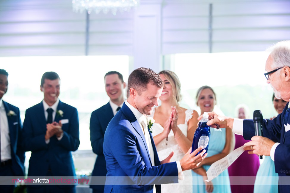 Crystal Point Yacht Club wedding new jersey reception