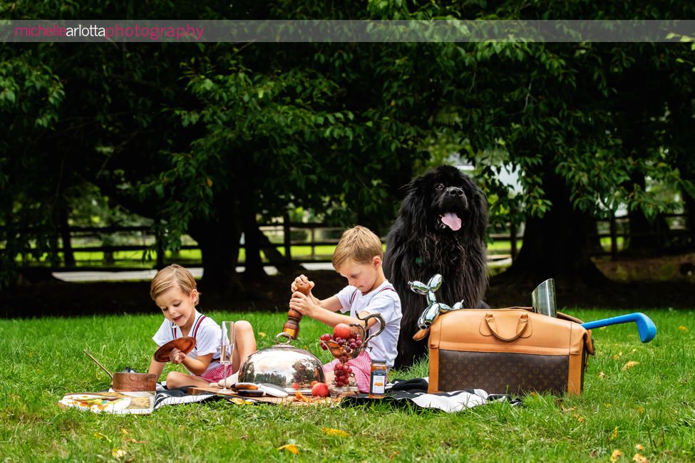 NJ candid family photography picnic