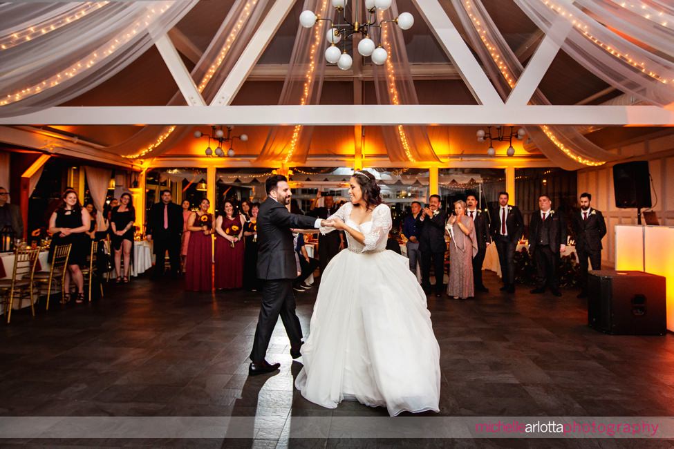 Liberty House Intimate NJ Wedding bride and groom first dance