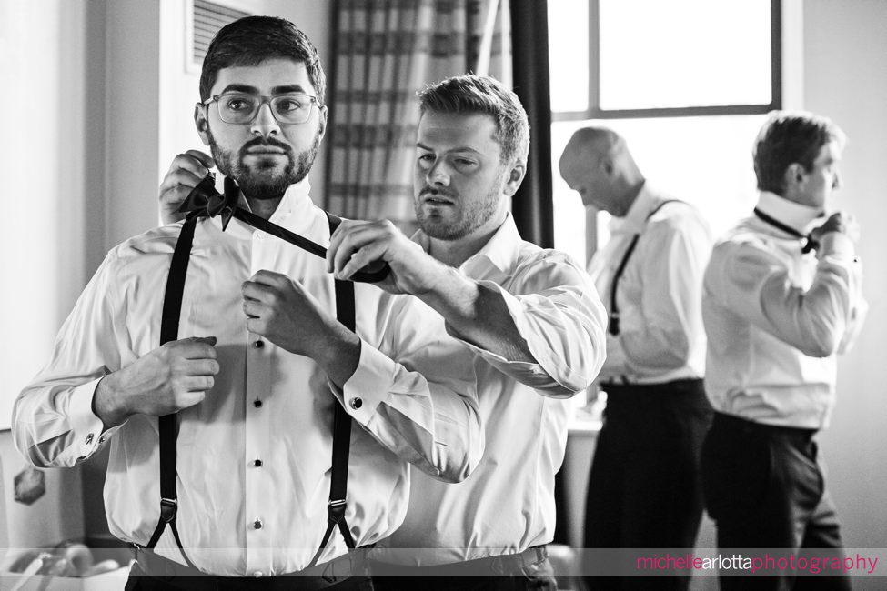 Notary Hotel wedding groom prep