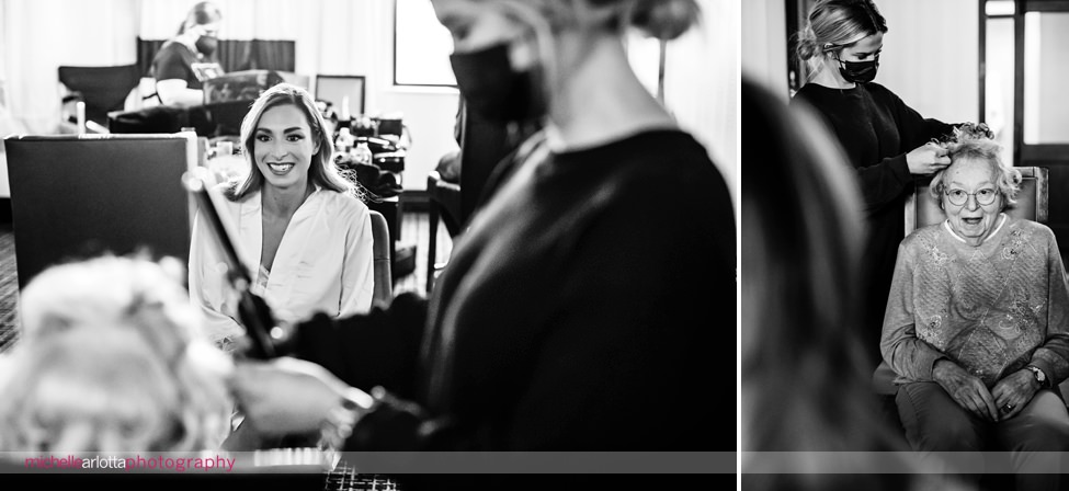 Notary Hotel wedding bride prep