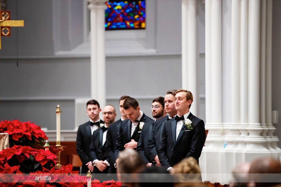 St. Thomas of Villanova church wedding groomsmen