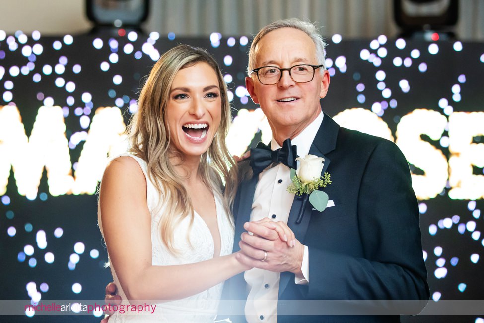 The Notary Hotel Pennsylvania wedding reception bride and father dance