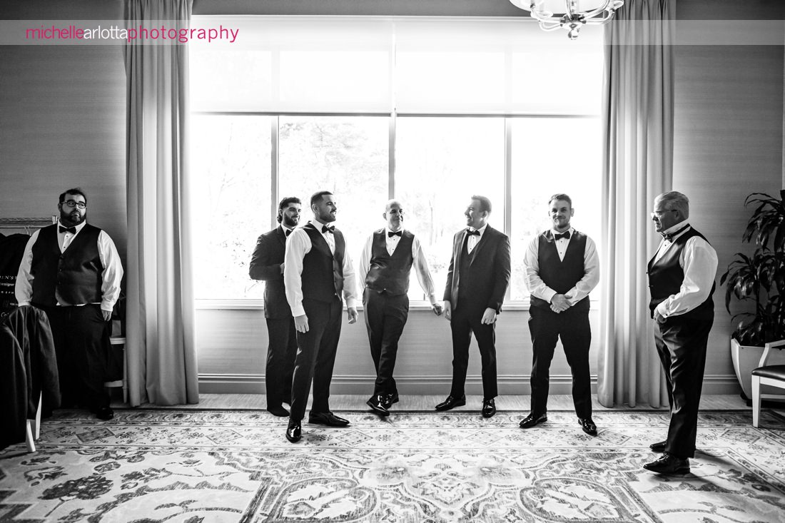 Edgewood Country Club wedding NJ groom prep