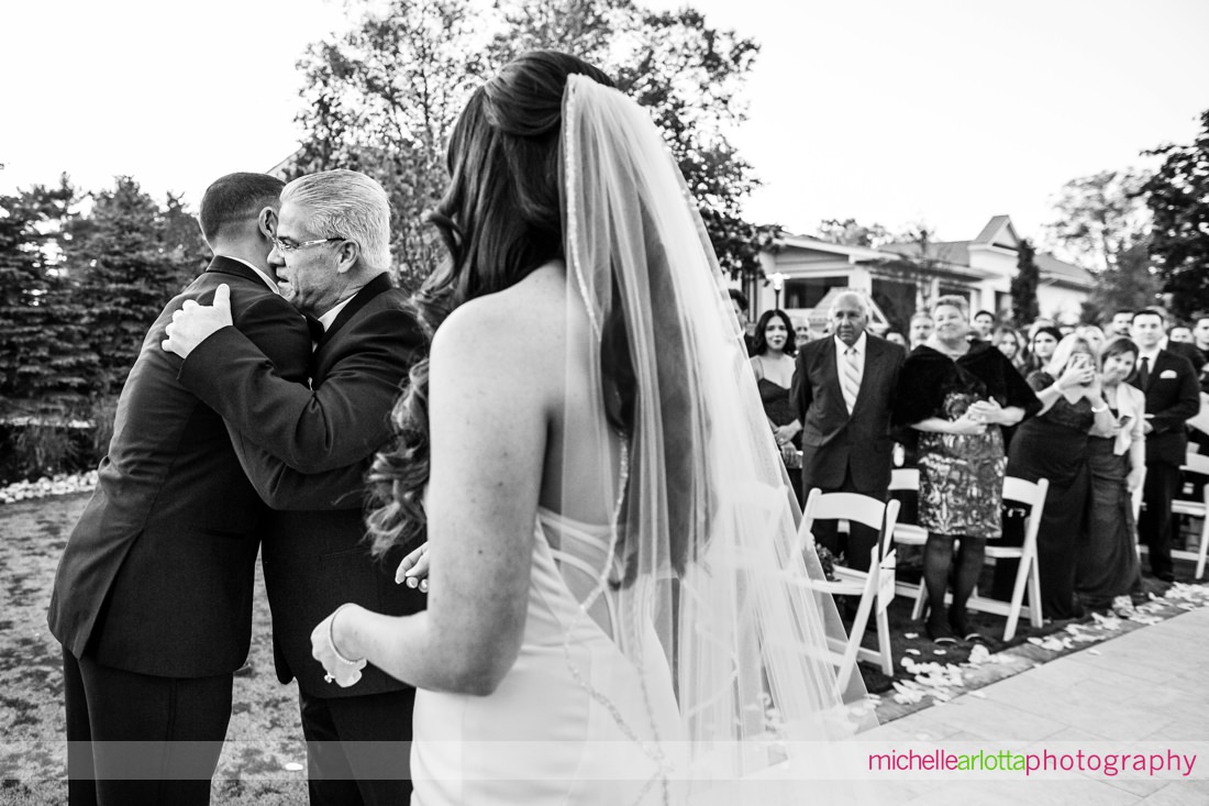 Edgewood Country Club wedding NJ outdoor wedding ceremony 