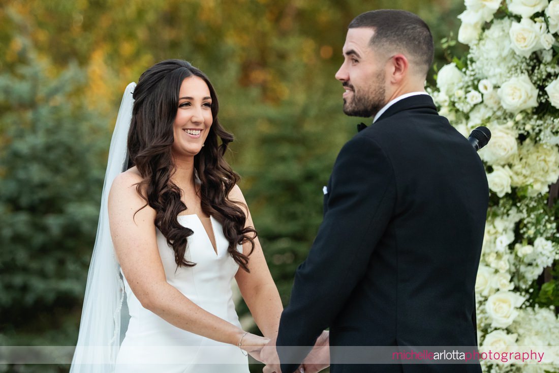 Edgewood Country Club wedding NJ outdoor wedding ceremony 