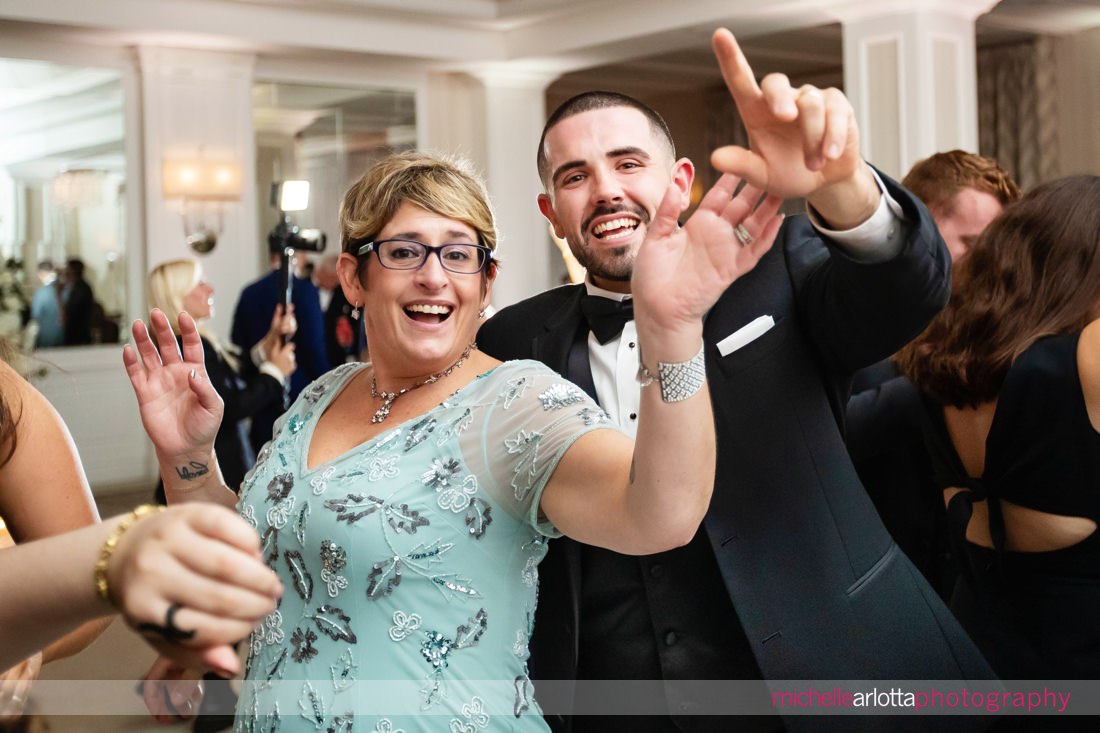 Edgewood Country Club wedding NJ reception dancefloor