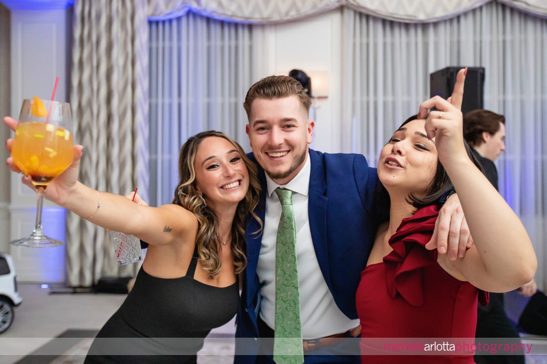 Edgewood Country Club wedding NJ reception dancefloor