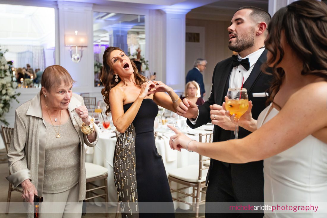 Edgewood Country Club wedding NJ reception dancefloor