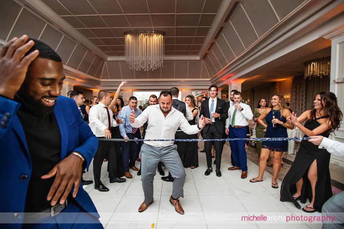 Edgewood Country Club wedding NJ reception tie limbo