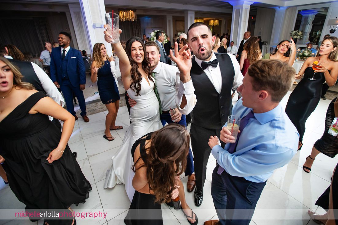 Edgewood Country Club wedding NJ reception dancefloor