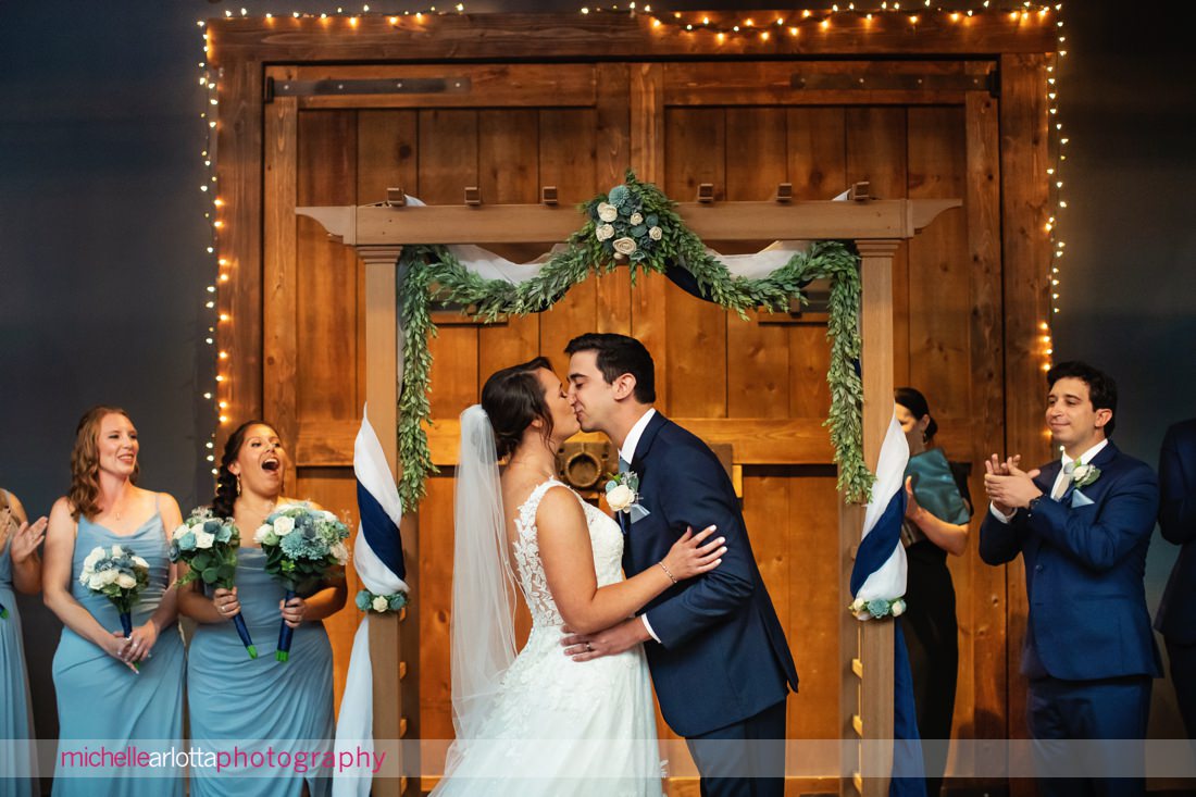 Phoenixville Pa indoor wedding ceremony