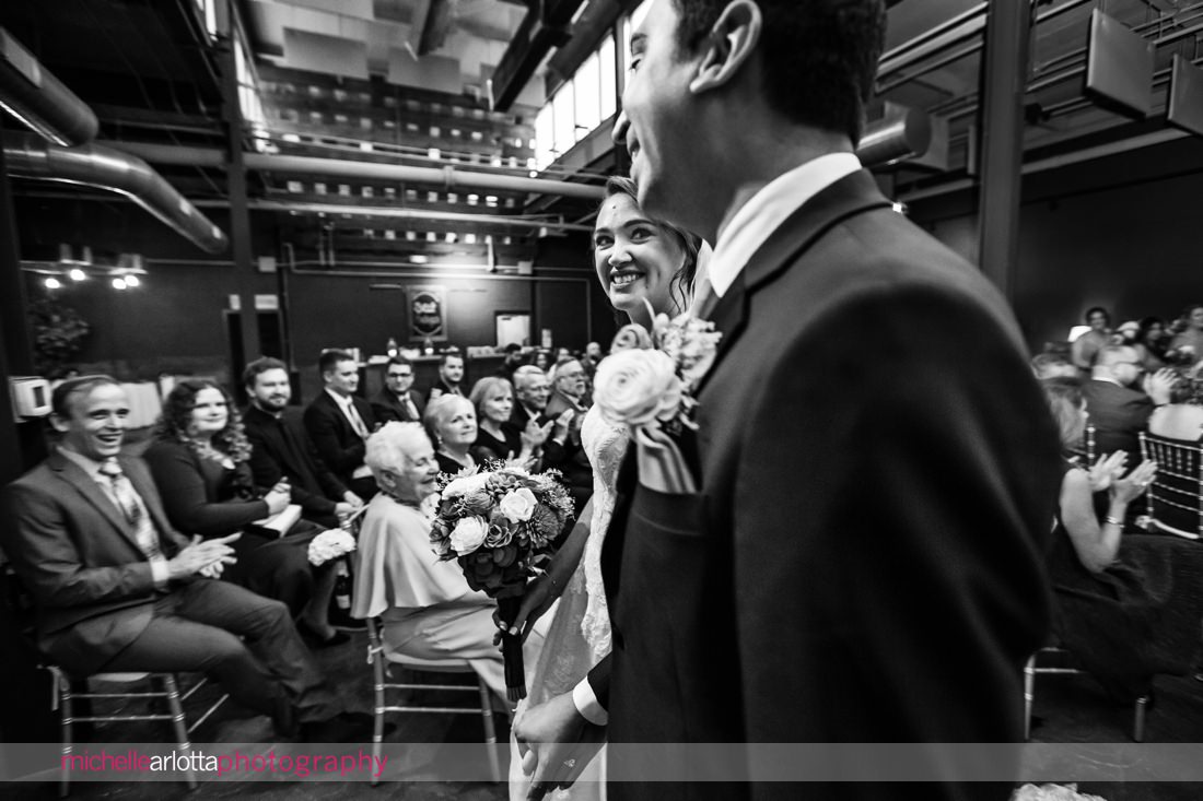 Franklin Commons Pa indoor wedding ceremony