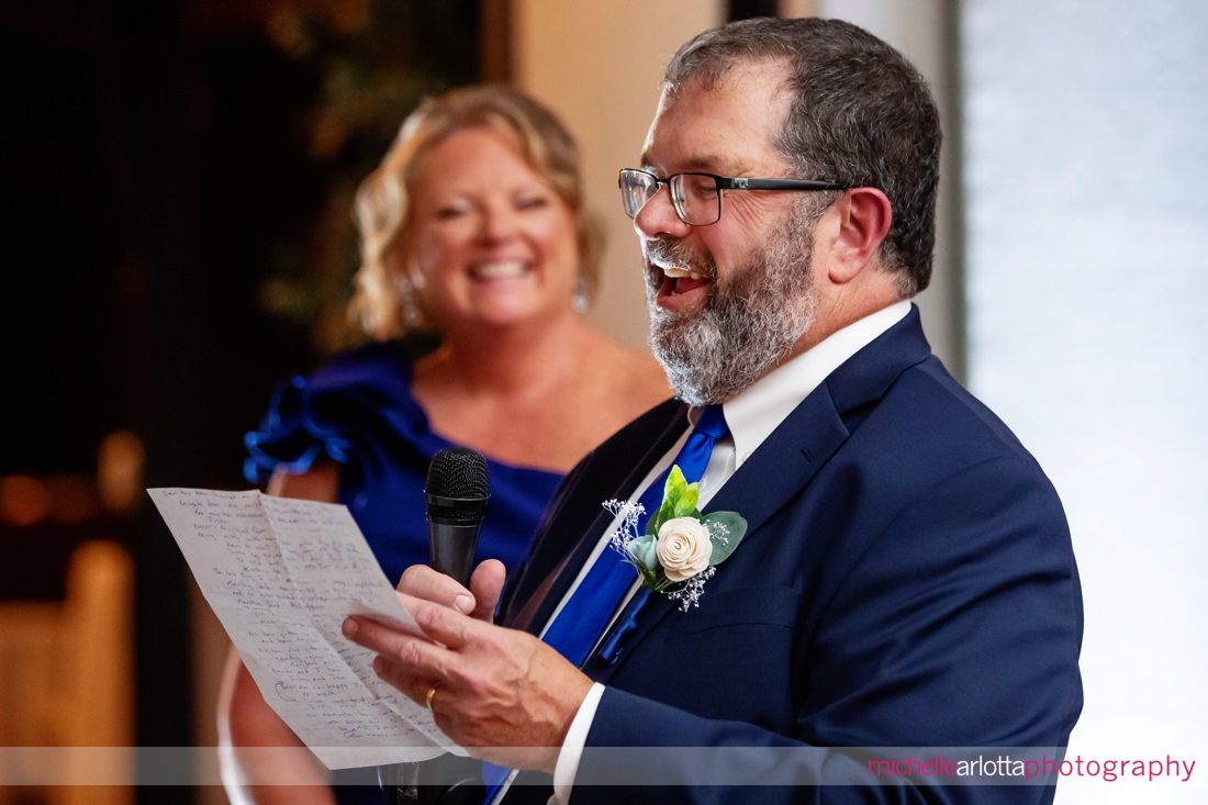 Franklin Commons Pa wedding reception toasts