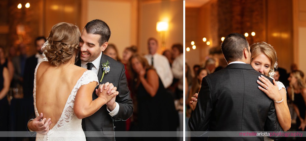 The Madison Riverside NJ wedding reception bride and groom first dance