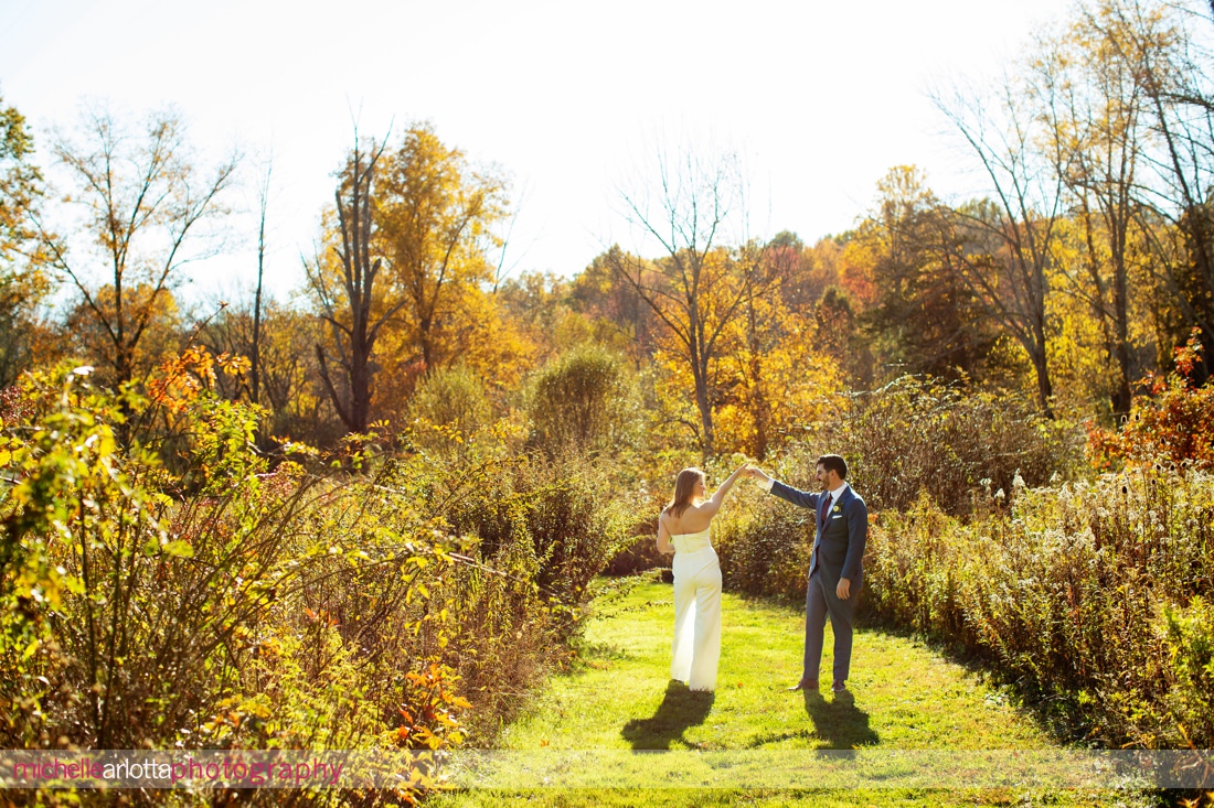 Blooming Hill Farm Wedding Hudson Valley NY bride and groom portraits