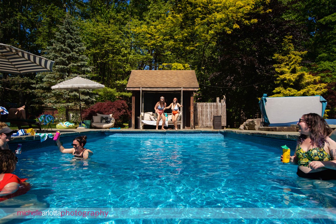 Grateful Woods AirBNB kerhonkson New York after wedding pool party