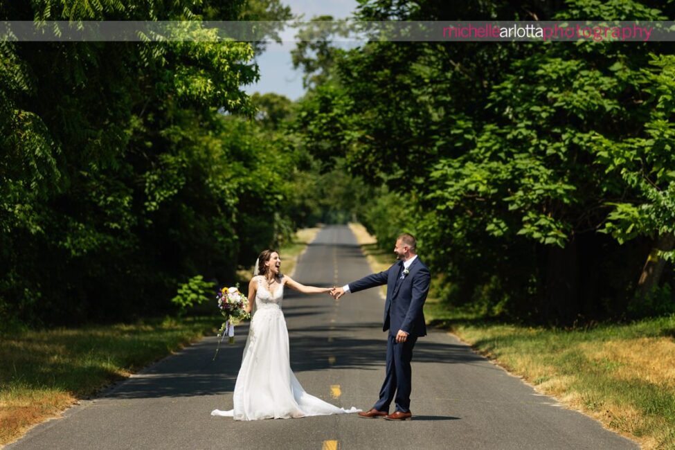 South Jersey Hammonton Backyard wedding bride and groom