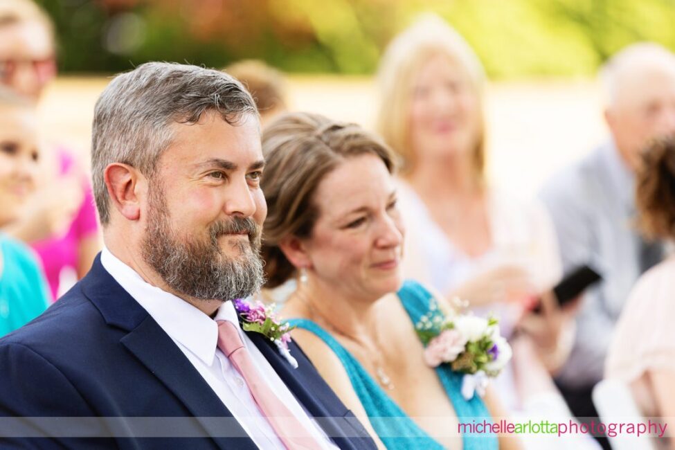 South Jersey Hammonton Summer Backyard wedding ceremony