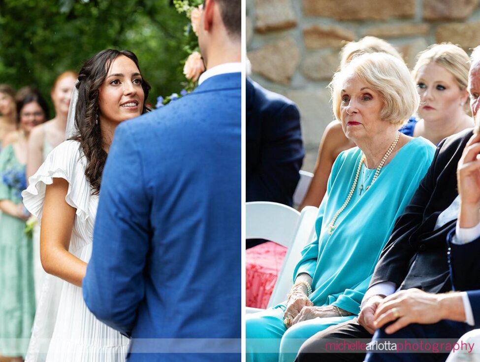 Landmark Venues Hotel Du Village New Hope PA outdoor wedding ceremony