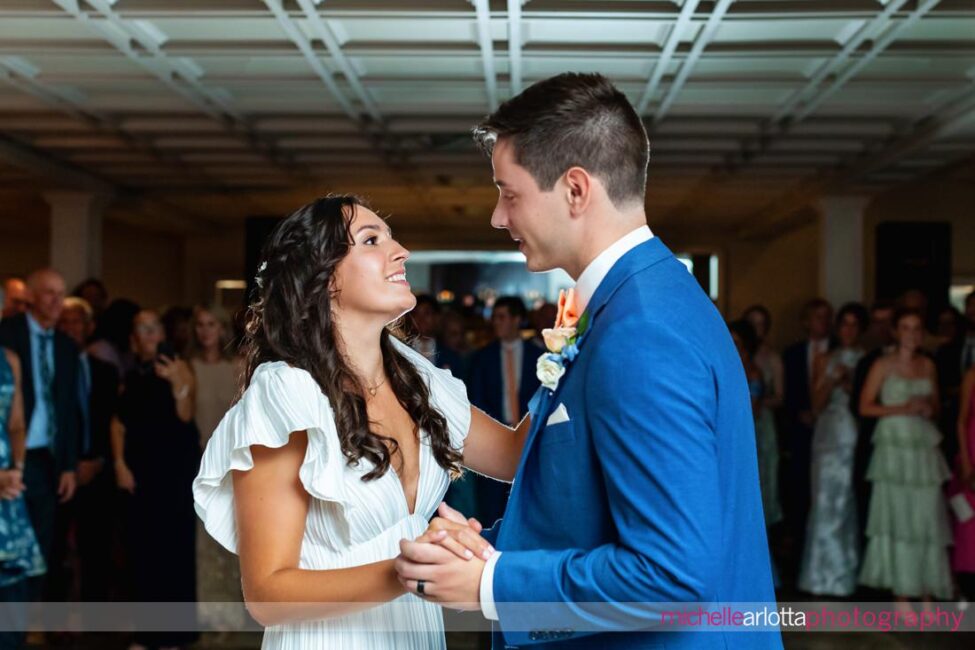 Landmark Venues Hotel Du Village New Hope PA bride and groom first dance