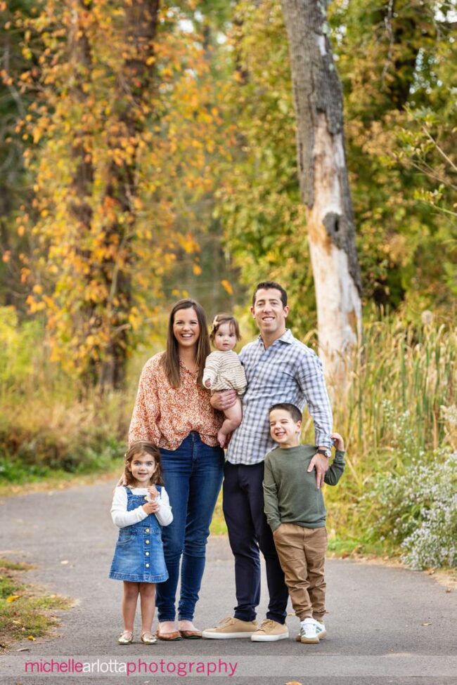 Oak Ridge Park Clark, New Jersey fall family photography session