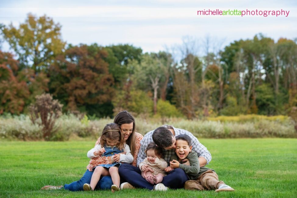 Oak Ridge Park Clark, NJ Fall family photography session