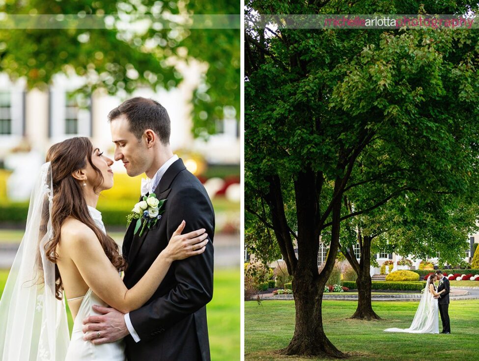 Pen Ryn Estate PA wedding bride and groom portraits