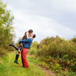 hunterdon county nj fall engagement session