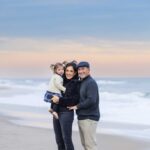 winter lbi family photo session