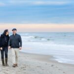 winter lbi family photo session