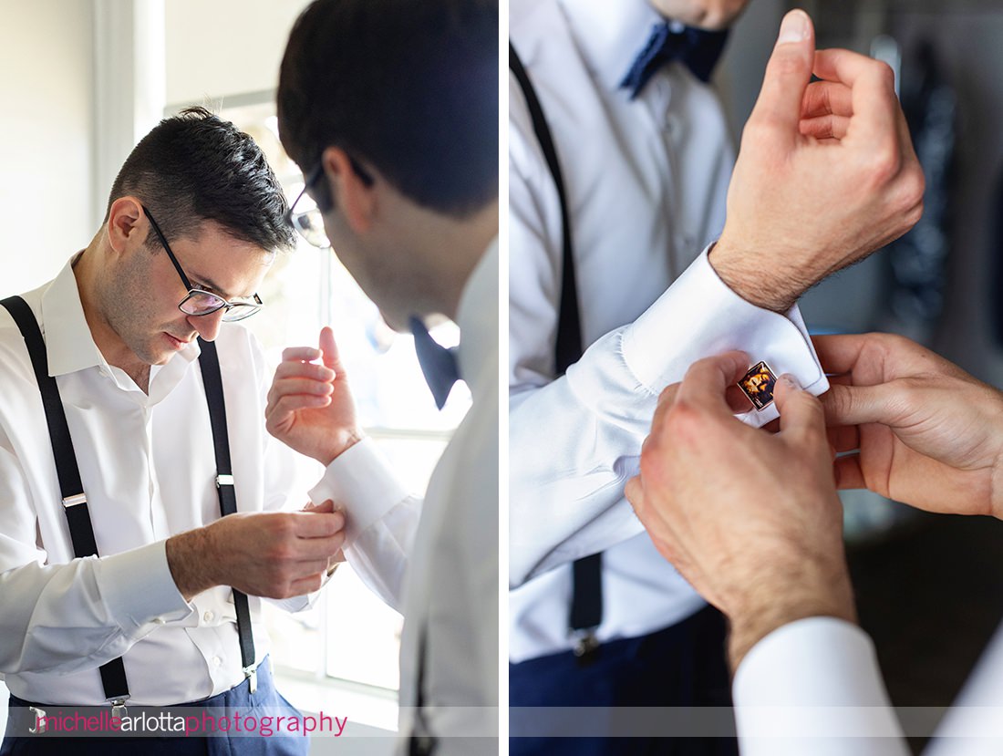 Susesex County New Jersey wedding groom prep