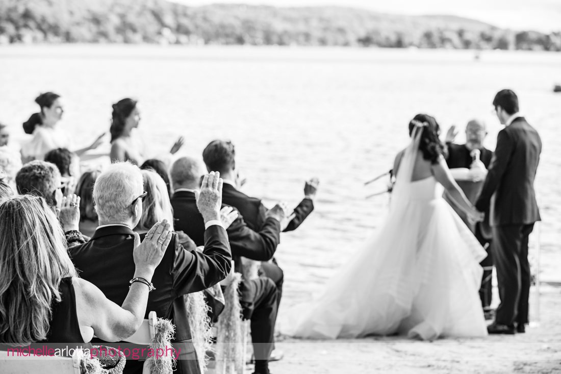 Lake Mohawk Country Club wedding ceremony