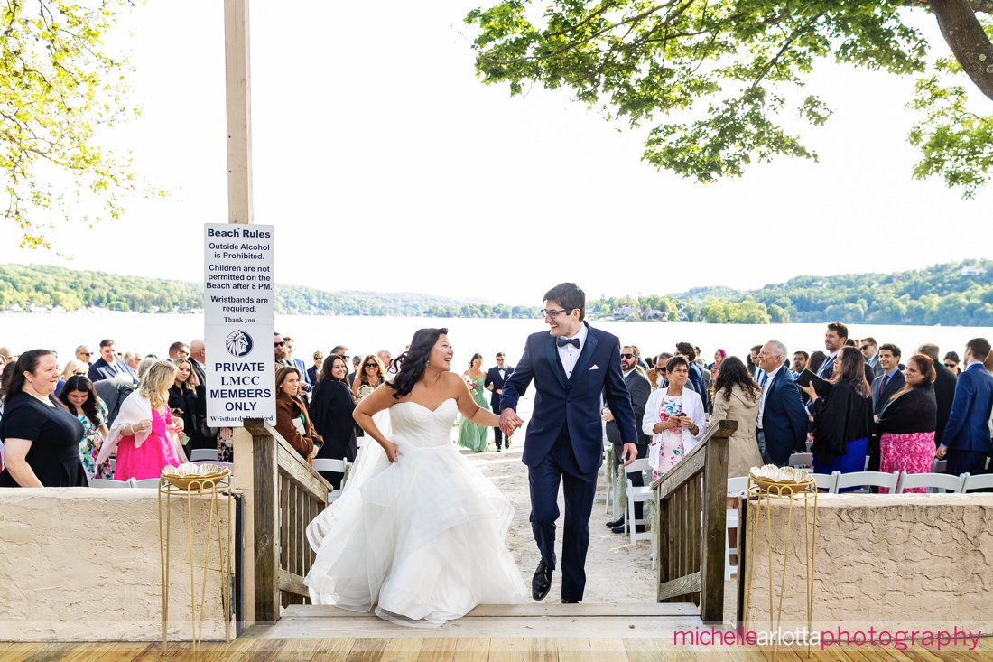 Lake Mohawk Country Club wedding ceremony