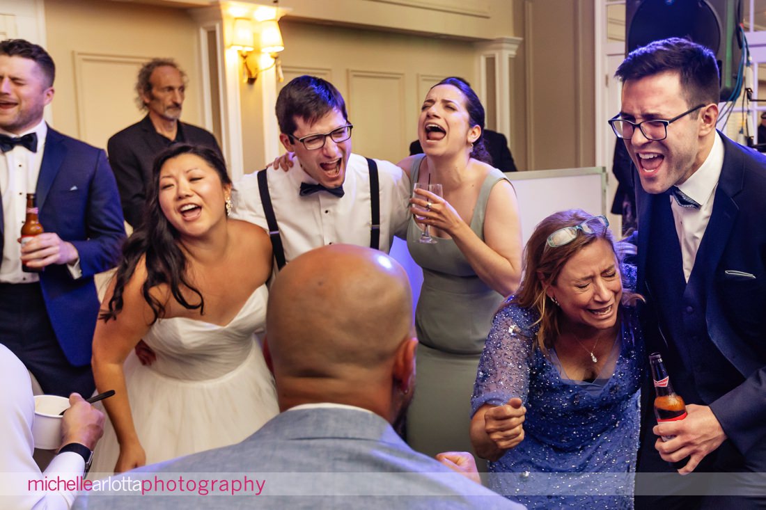 Lake Mohawk Country Club Spring Lakeside NJ Wedding reception