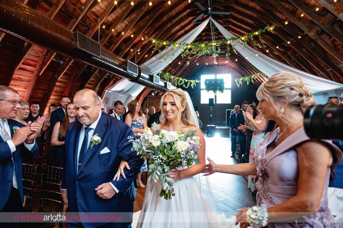 Perona Farms summer wedding ceremony