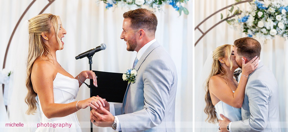 Perona Farms summer wedding ceremony