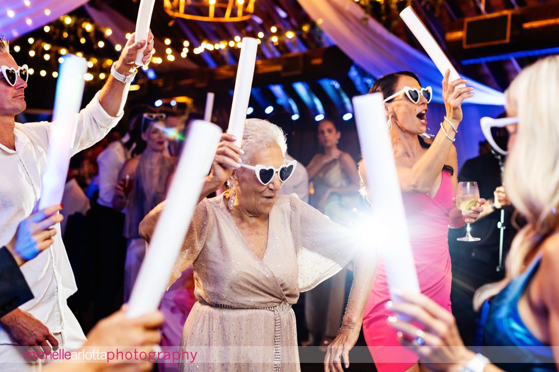 Perona Farms summer wedding reception NJ